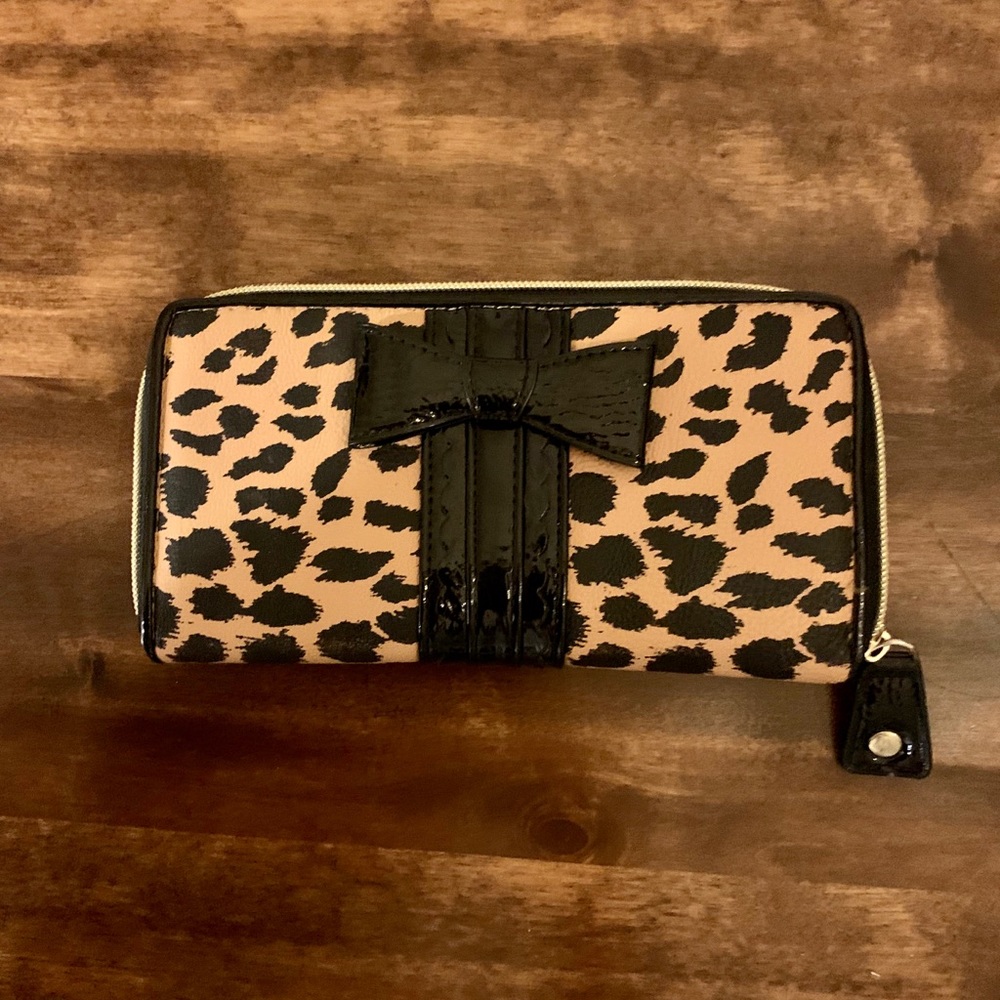 Betsey Johnson Leopard print wallet